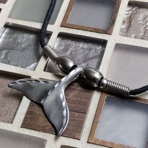 Vintage ETC Dolphin Tale Necklace